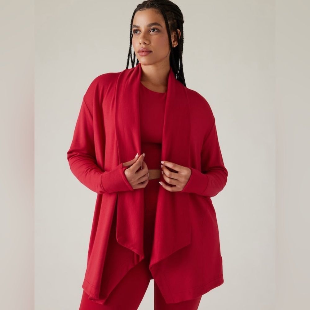NWT Athleta Pranayama Red Wrap Size 2X